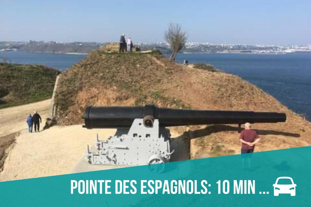 Maison Spacieuse A Deux Pas De La Plage Roscanvel Екстер'єр фото